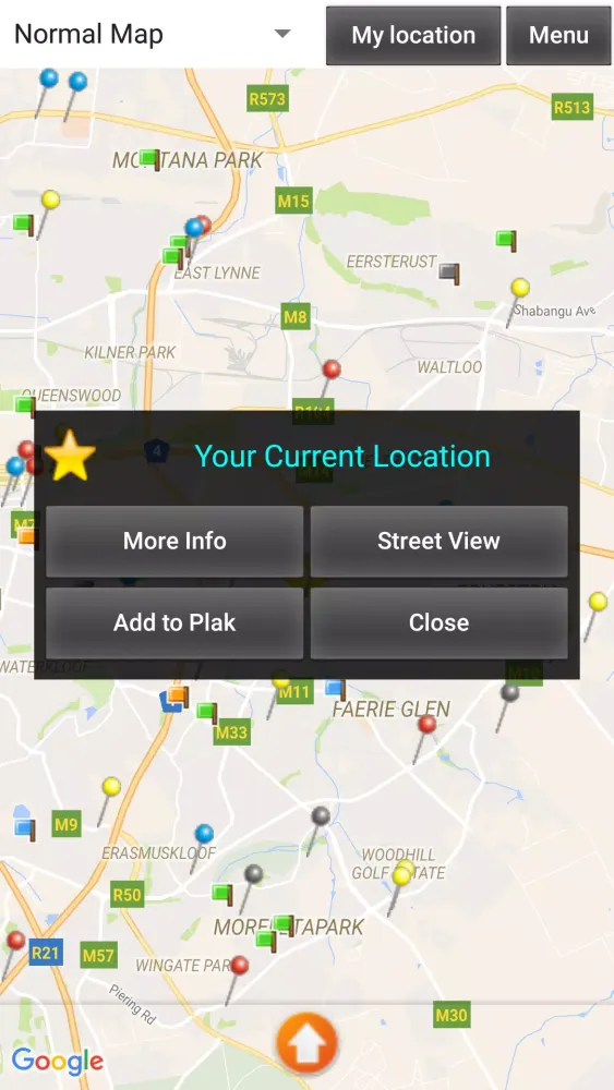 Tangkapan skrin Plak Mobile - South Africa