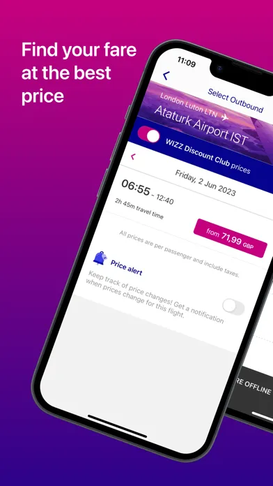 Capturas de tela do Wizz Air - Book Flights