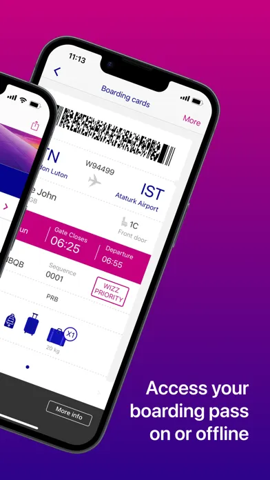 Capturas de tela do Wizz Air - Book Flights