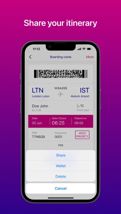 Capturas de tela do Wizz Air - Book Flights