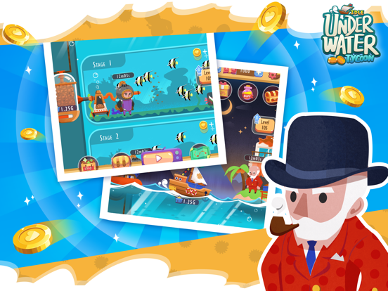 Zrzuty ekranu Idle Underwater Tycoon iPad 