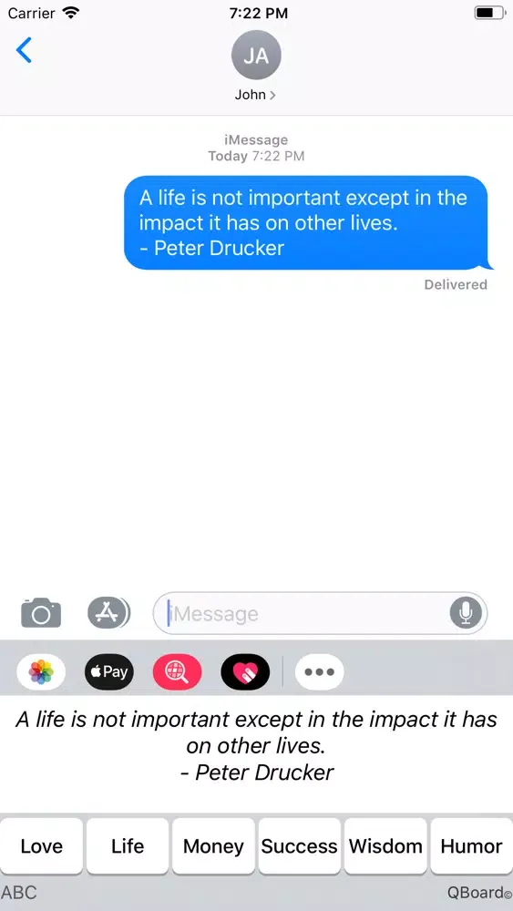 تصاویر QBoard - Quote Keyboard