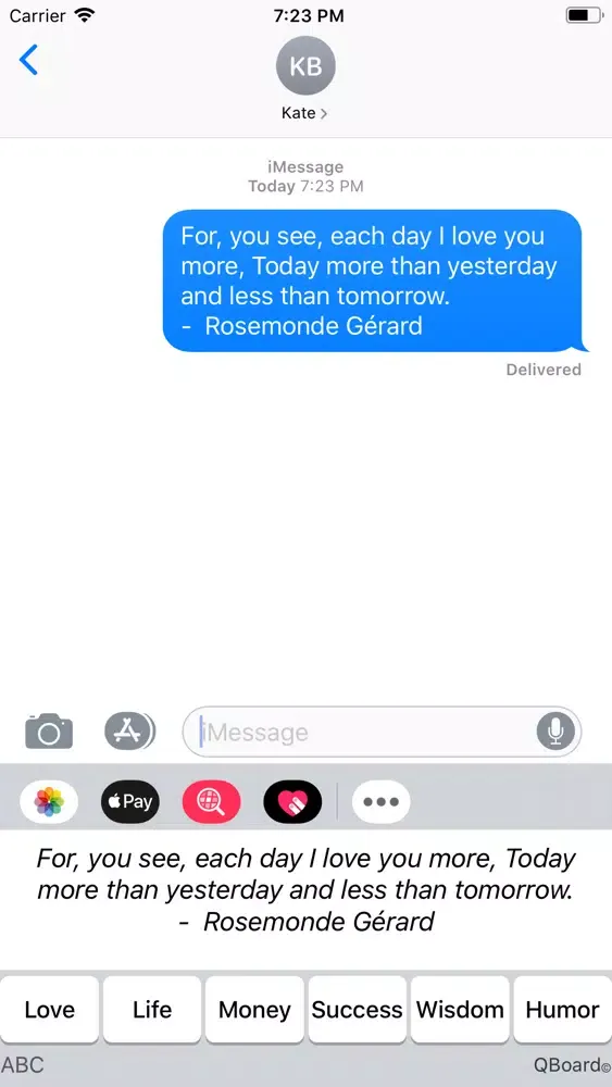 تصاویر QBoard - Quote Keyboard