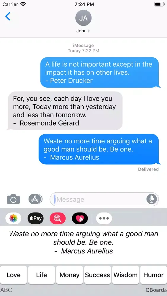 تصاویر QBoard - Quote Keyboard