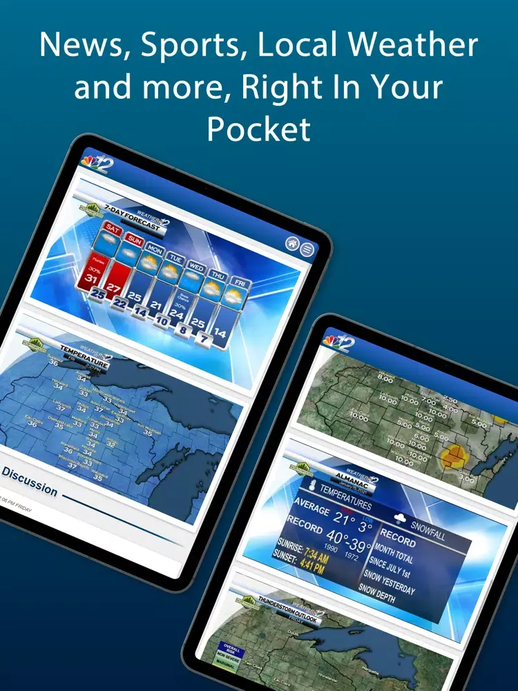 WJFW News Watch 12 App iPad  Ekran Görüntüleri