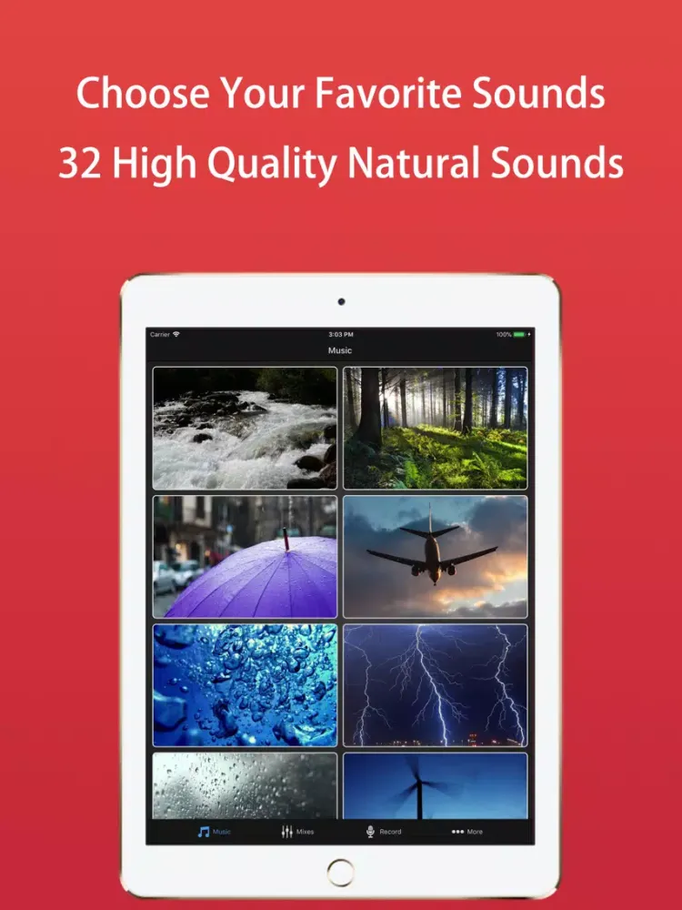 SleepPillow -Deep Sleep Sounds iPad  スクリーンショット