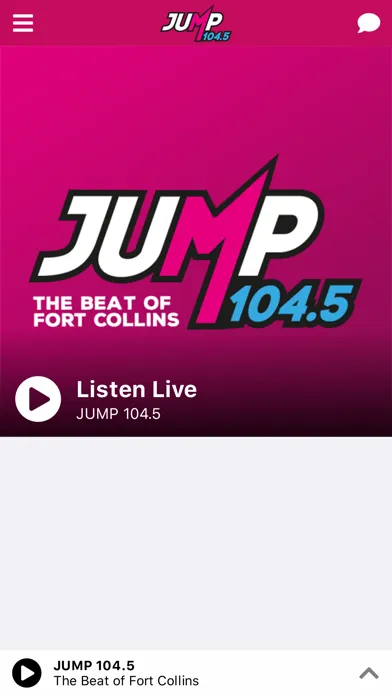 Capturas de tela do JUMP Radio