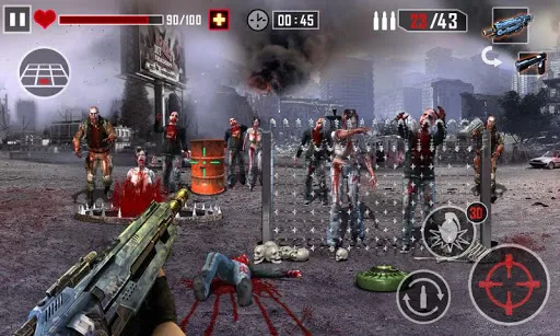 Capturas de tela do Zombie Killing: Call of Killer