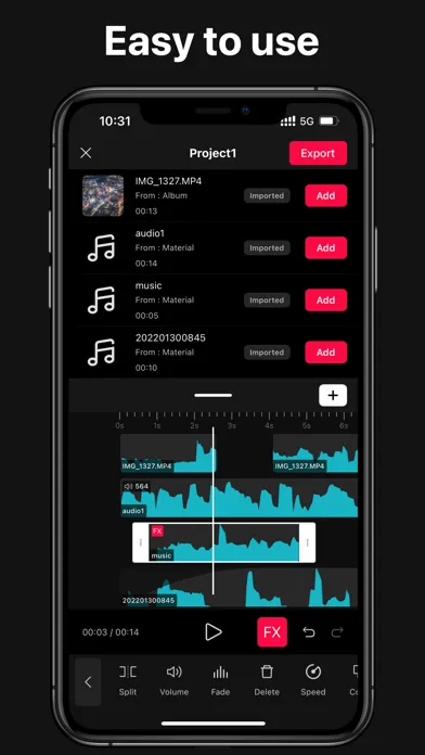 Audio Fusion スクリーンショット