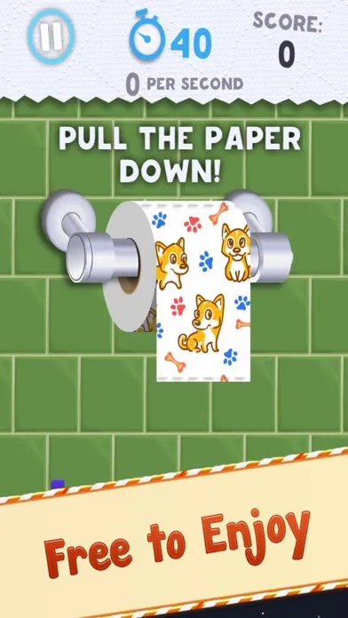 Captures d'écran de Toilet Game - Mini Paper Race