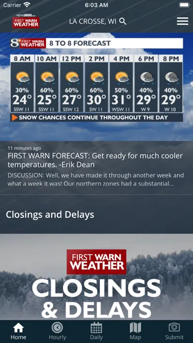 News 8000 First Warn Weather 스크린샷