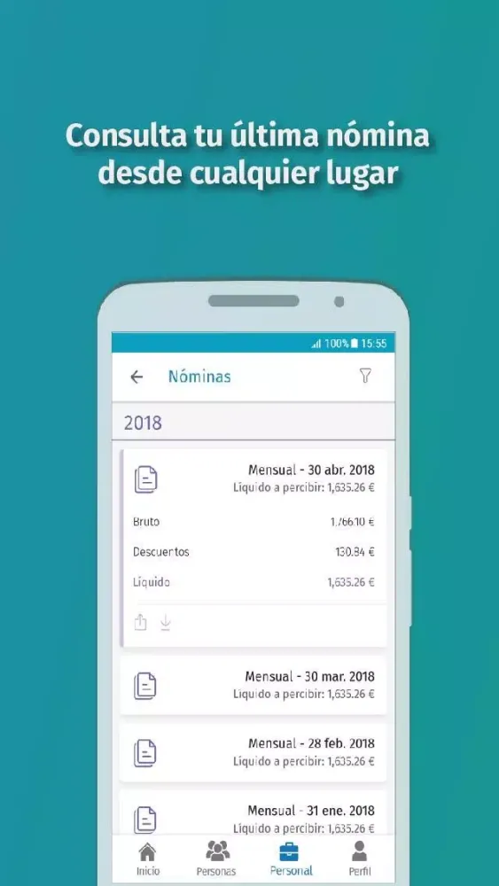 Portal Empleado应用截图