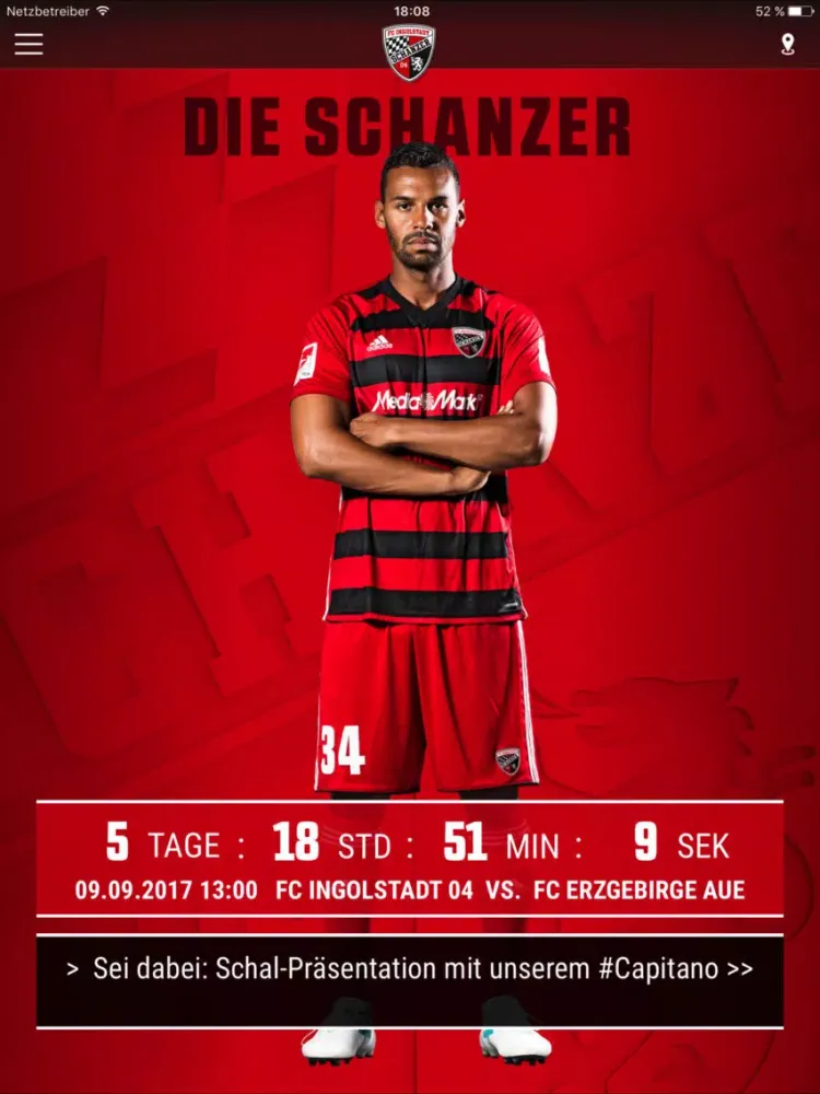 Captures d'écran de FC Ingolstadt 04 iPad 