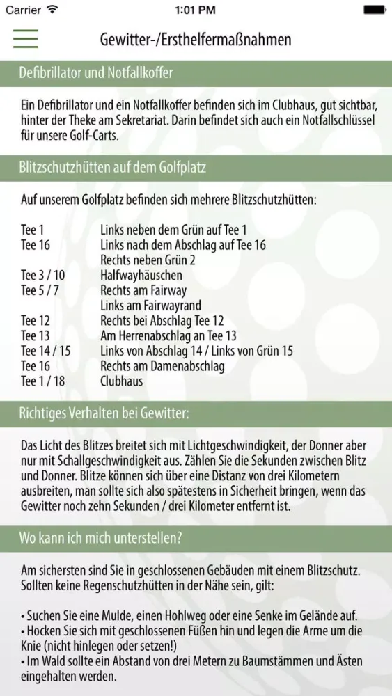 Zrzuty ekranu Golf-Club Ingolstadt e.V.