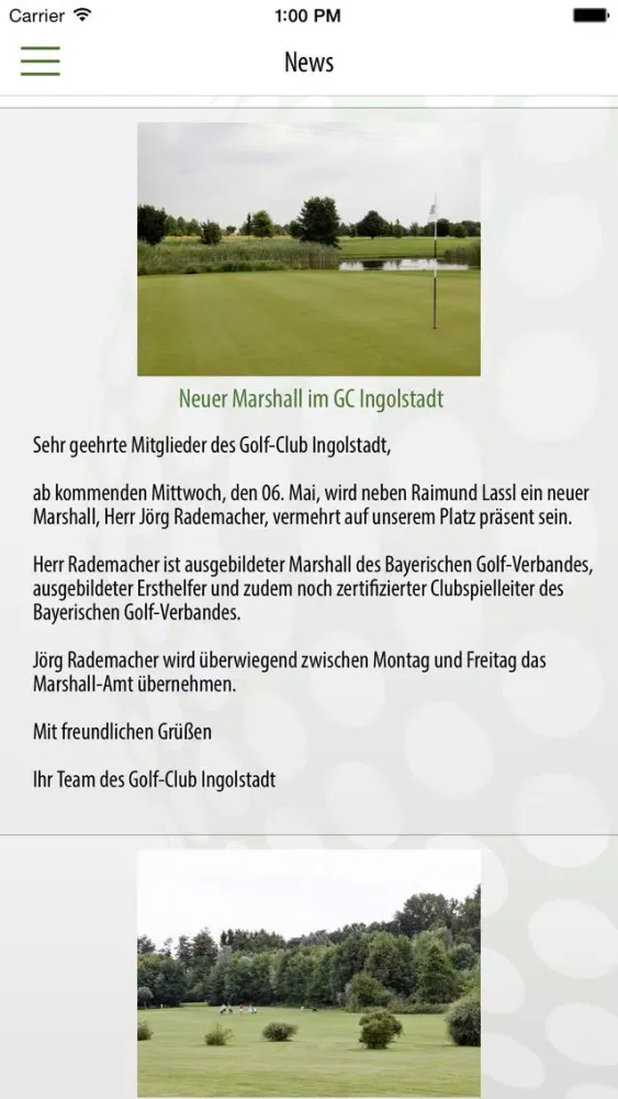 Zrzuty ekranu Golf-Club Ingolstadt e.V.