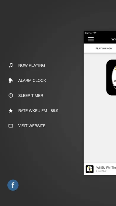 Ảnh chụp màn hình của WKEU FM - 88.9