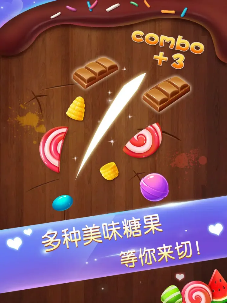 Captures d'écran de Candy Slash - Slice Cut All Fly Sweets iPad 