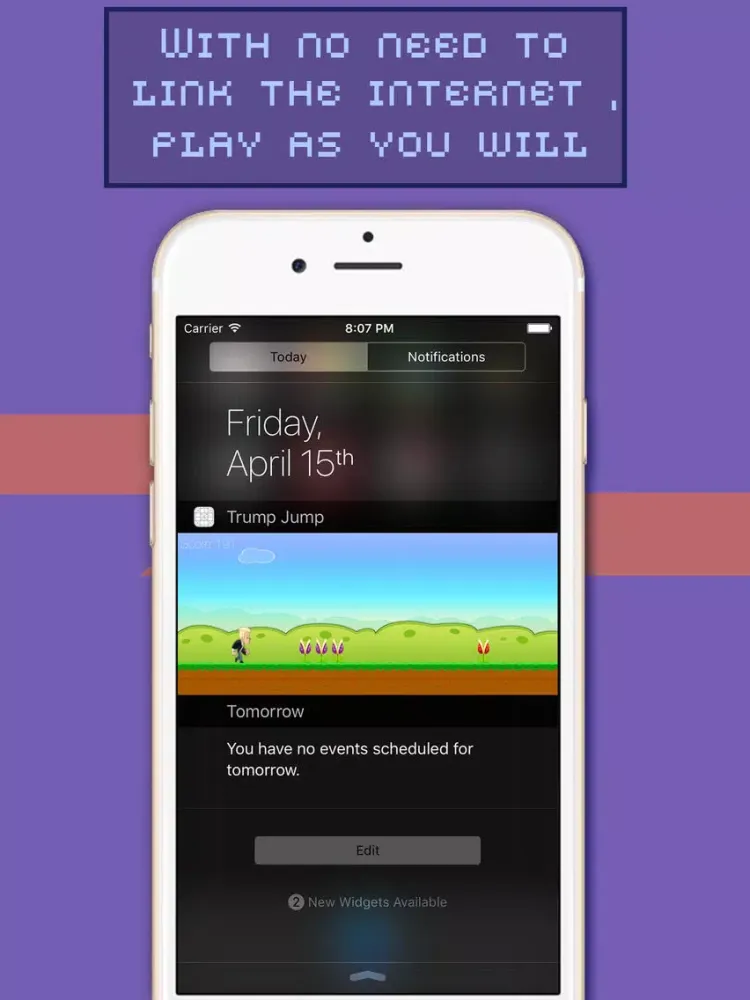 ภาพหน้าจอของ Trump Jump - Fun Spring & Sprint Run Along Road iPad 