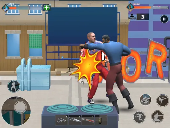 Gangster Hero Fighting Games iPad  Screenshots
