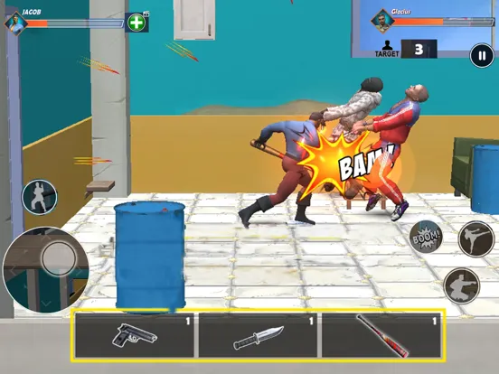 Gangster Hero Fighting Games iPad  Screenshots