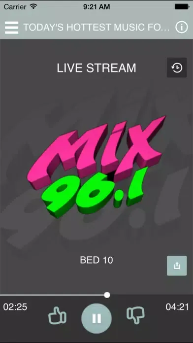 WKKQ-FM Mix 96.1 Listen Live Ekran Görüntüleri