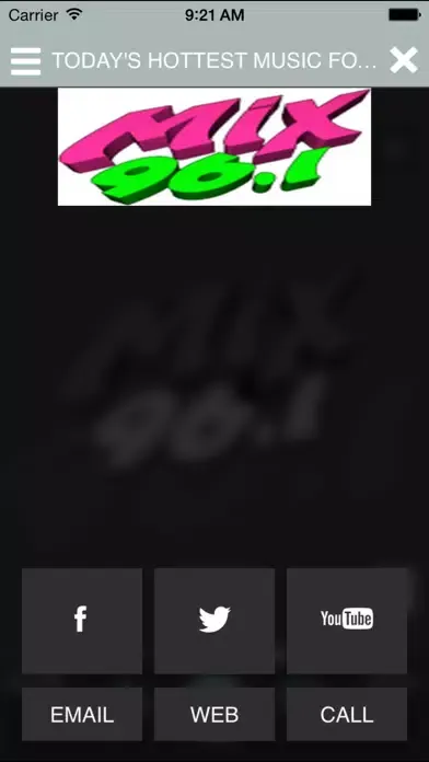 WKKQ-FM Mix 96.1 Listen Live Ekran Görüntüleri