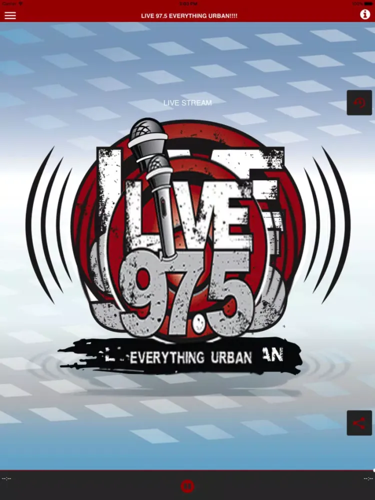 LIVE 97.5 EVERYTHING URBAN!!!! iPad 應用截圖