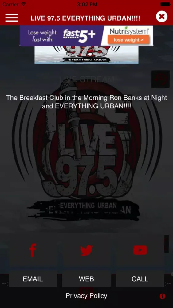 LIVE 97.5 EVERYTHING URBAN!!!!應用截圖