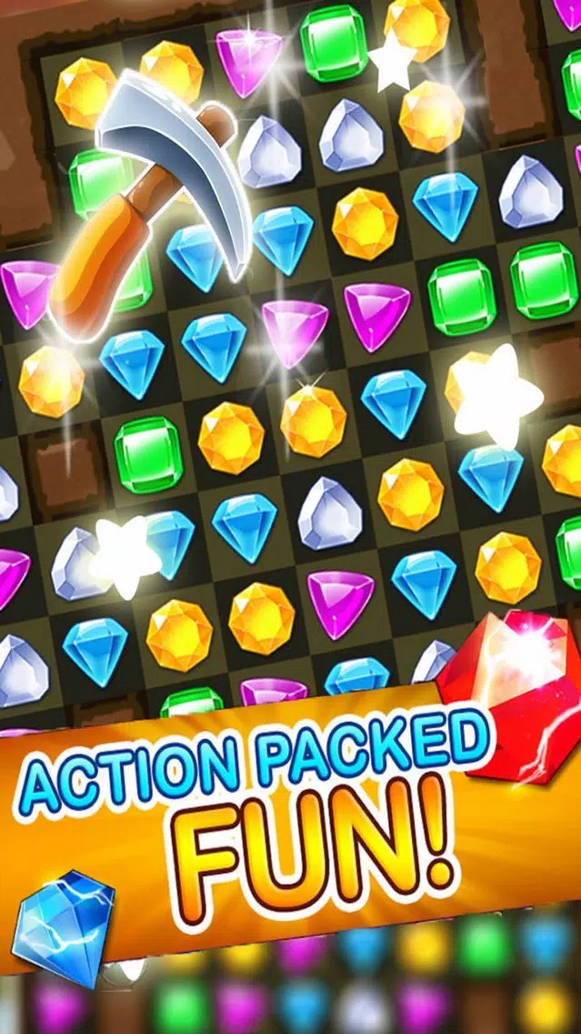 Hunter Gems Treasures - Match3 Jewel سکرین شاٹس