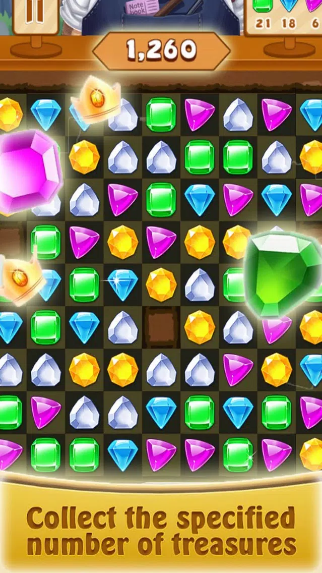 Hunter Gems Treasures - Match3 Jewel سکرین شاٹس