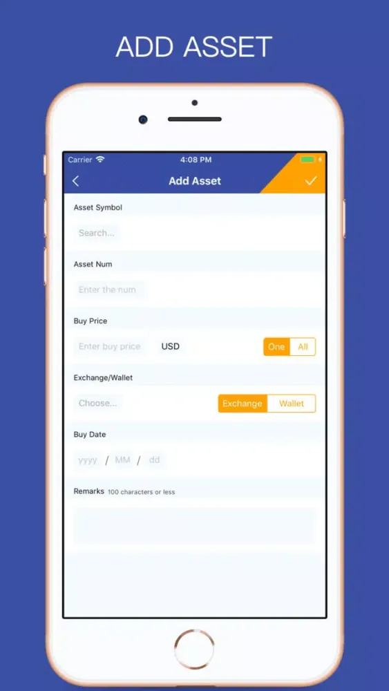 Screenshot di MyCoin-BTC ETH Accounting App