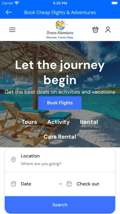 Ảnh chụp màn hình của Breeze: Ride & Order Anything