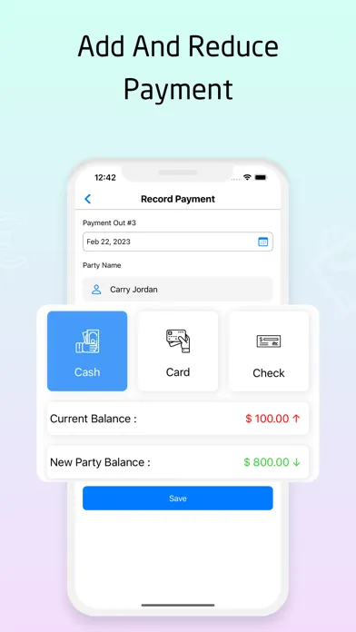 Captures d'écran de Quick Invoice Generator