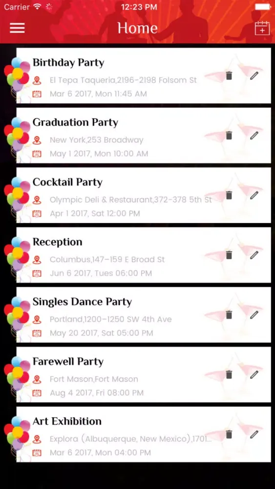 Instant Party سکرین شاٹس