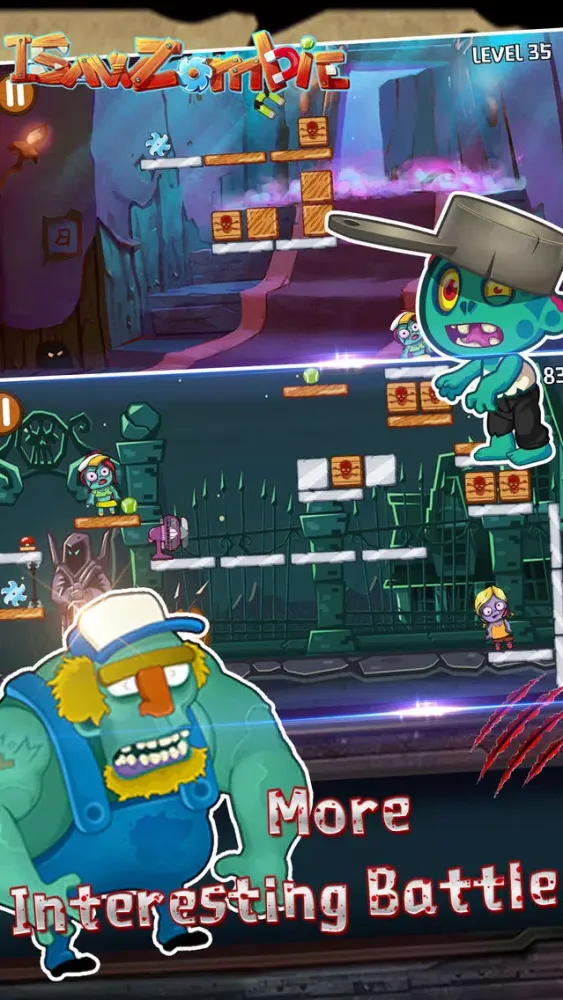 Tangkapan skrin Zombie Blast Wood Puzzle Games