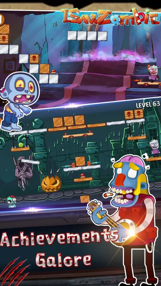 Tangkapan skrin Zombie Blast Wood Puzzle Games