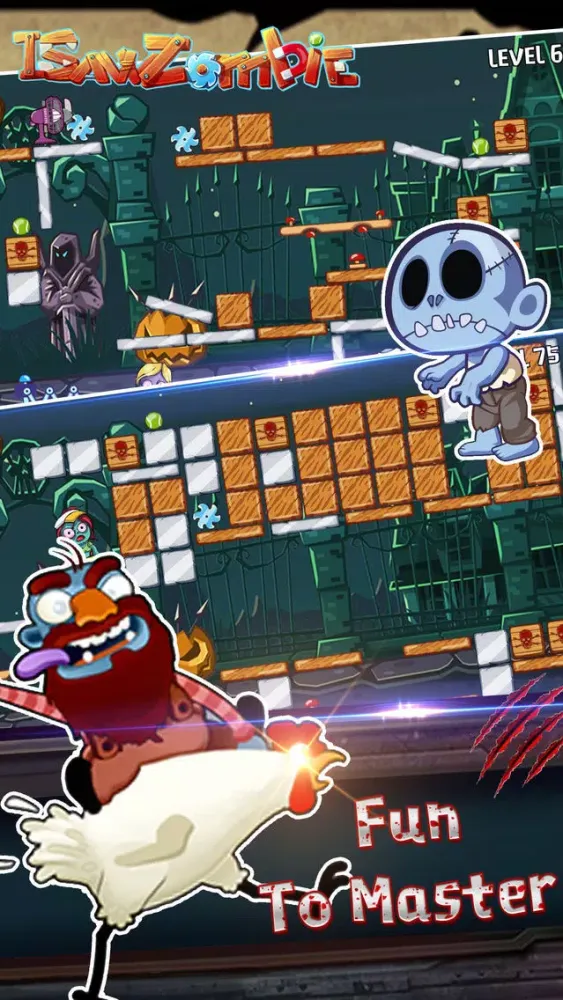 Tangkapan skrin Zombie Blast Wood Puzzle Games