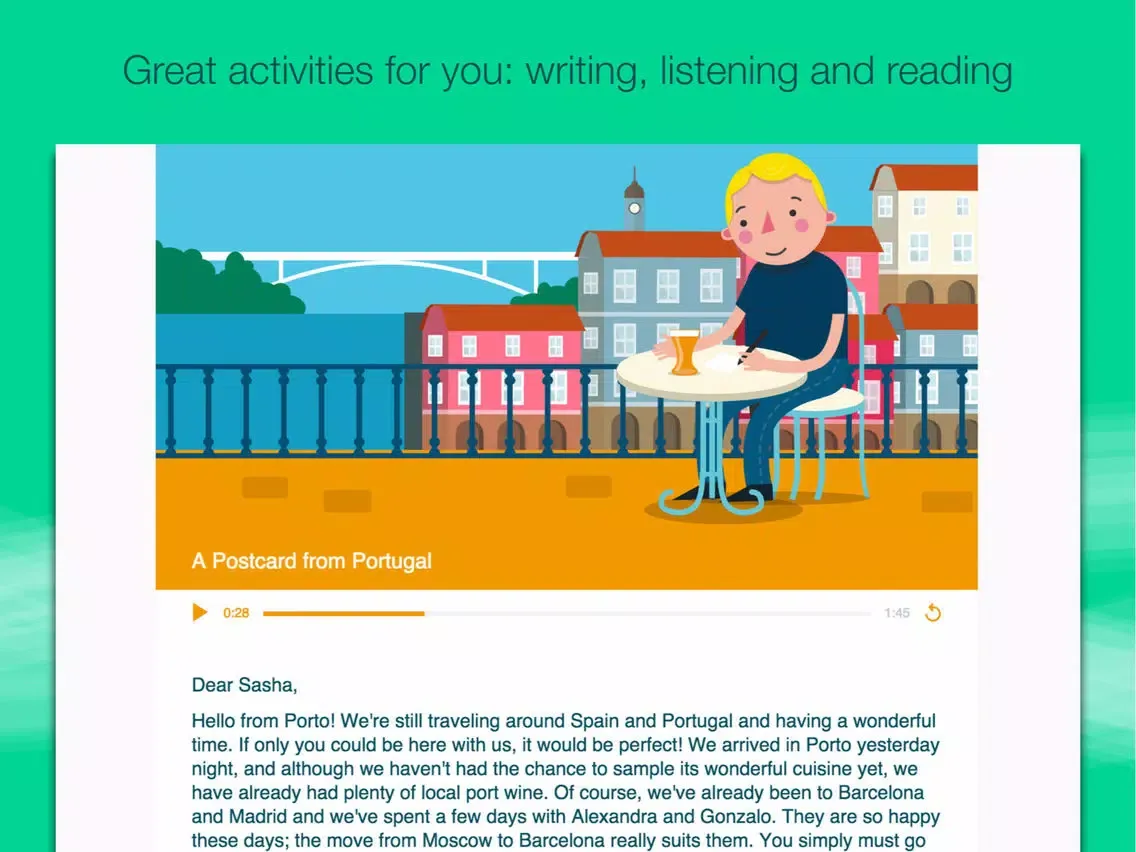 Capturas de pantalla de Advanced English Course iPad 