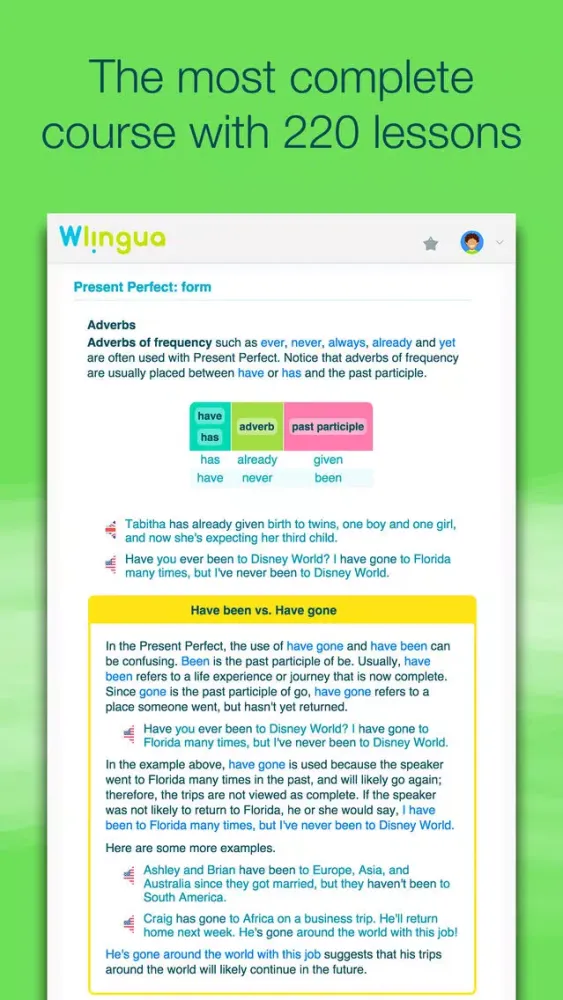 Capturas de pantalla de Advanced English Course