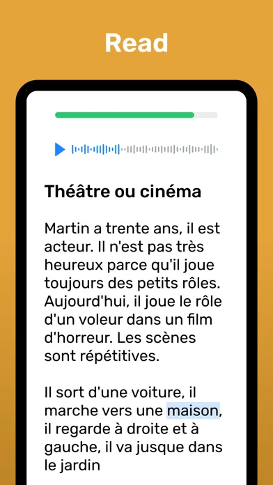 ภาพหน้าจอของ Wlingua - Learn French