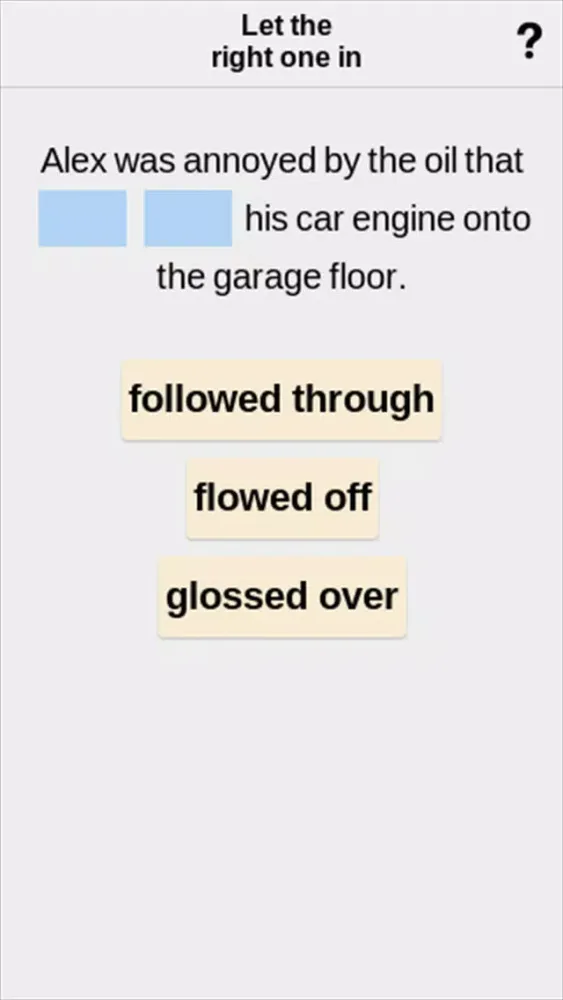 Screenshot di Learn Phrasal Verbs with Wlingua