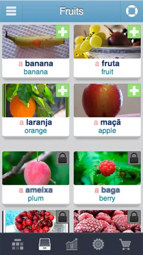 Captures d'écran de Learn Portuguese - 3,400 words