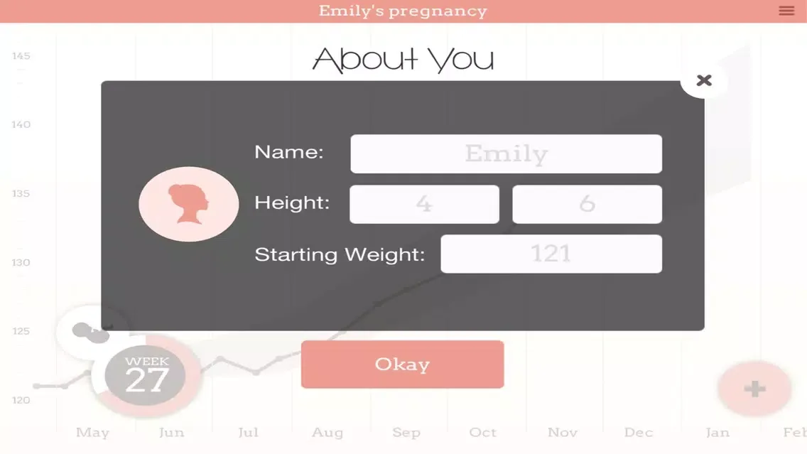 تصاویر Pregnancy Weight Tracker Pro
