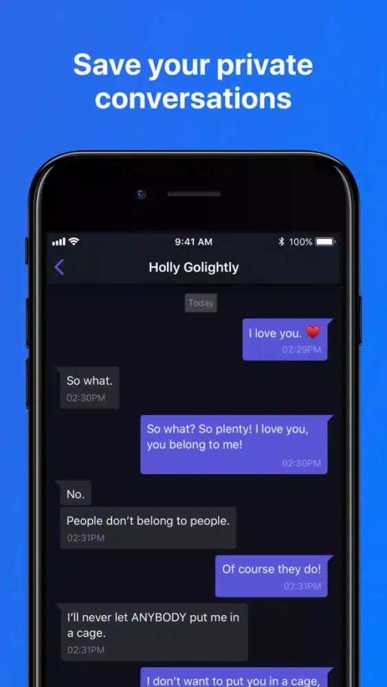 Tangkapan layar DataSafe Plus