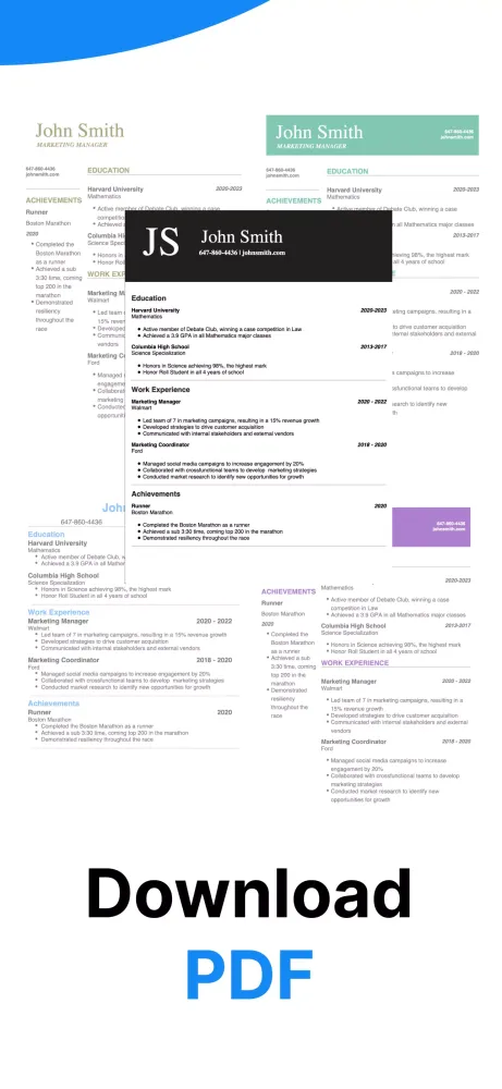 Zrzuty ekranu Resume Builder AI App CV Maker