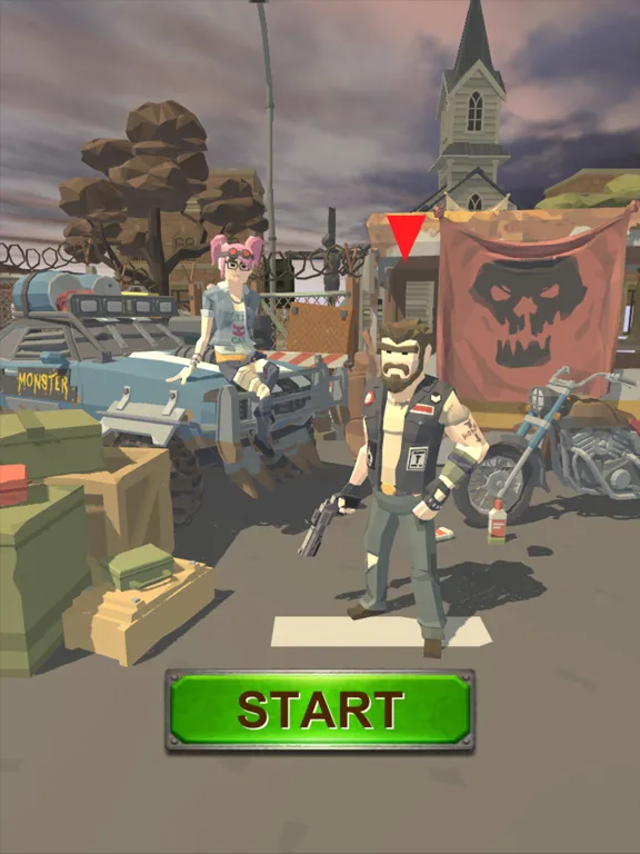 Zombie & Shooter：Shooting Game iPad  스크린샷