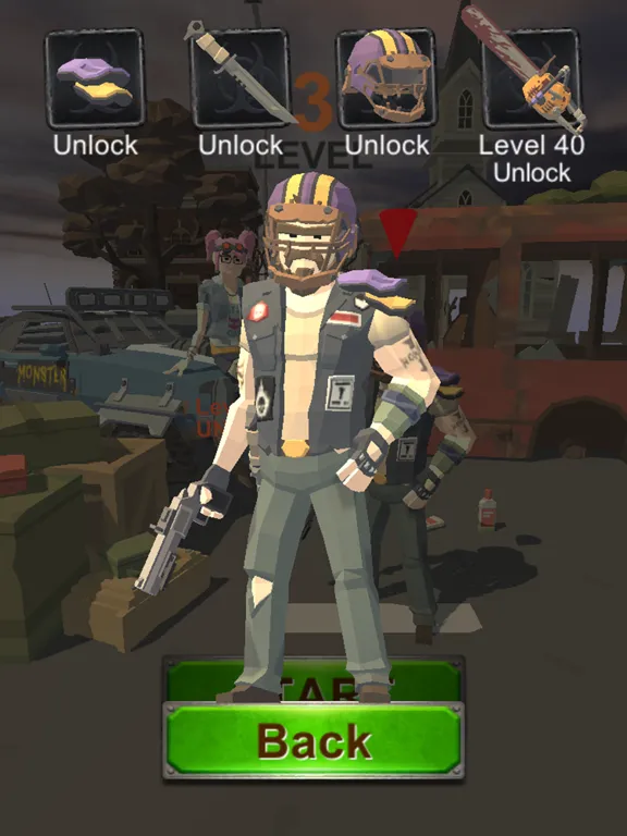 Zombie & Shooter：Shooting Game iPad  스크린샷