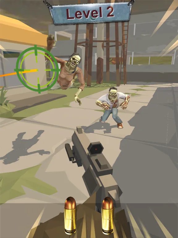 Zombie & Shooter：Shooting Game iPad  스크린샷