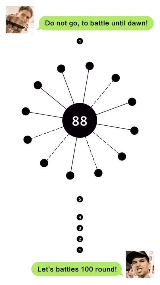 Ảnh chụp màn hình của The Pins, MultiPlayer (1v1 online)