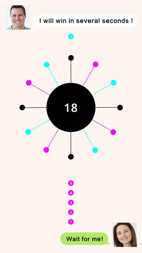 Ảnh chụp màn hình của The Pins, MultiPlayer (1v1 online)